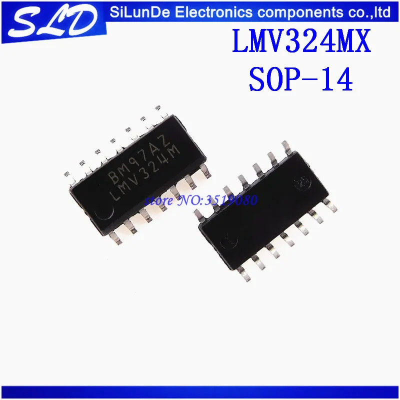 

Free Shipping 20pcs/lot LMV324MX LMV324M LMV324 SOP-14 new original In Stock