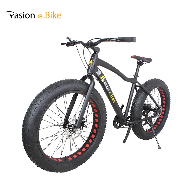 Pasion ebike Алюминиевая рама 26*4.0 7 Скорость жира шин bicicleta горный велосипед 18 дюймов