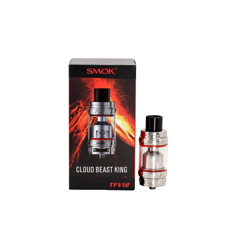 100% оригинальный испаритель Smok TFV12 6 мл sub ohm бак 350 Вт герметичный дизайн