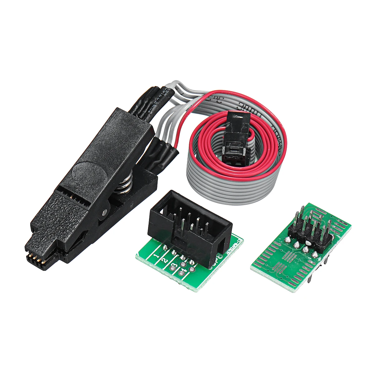 EEPROM USB программатор для флэш-памяти в биос CH341A+ зажим SOIC8+ адаптер 1,8 в+ адаптер SOIC8