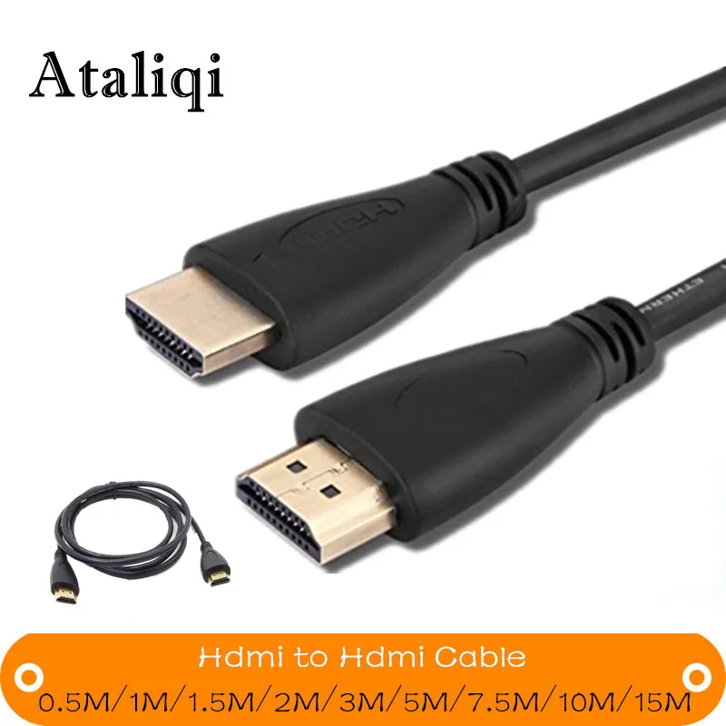 Высокоскоростной кабель hdmi-hdmi 0 5 м 1 2 3 10 15 позолоченный штекер HDMI 4 Версия 1080p 3D для