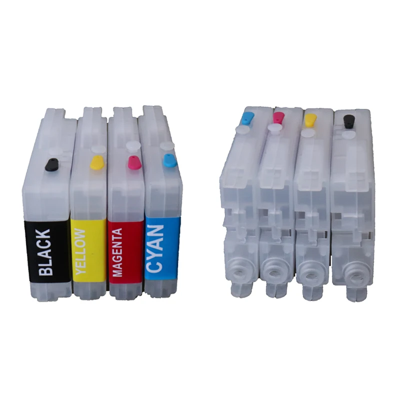 Пустой многоразовый картридж для brother DCP 130C 135C 150C 330C 350Cfor LC10 LC37 LC51 LC57 LC960 LC970