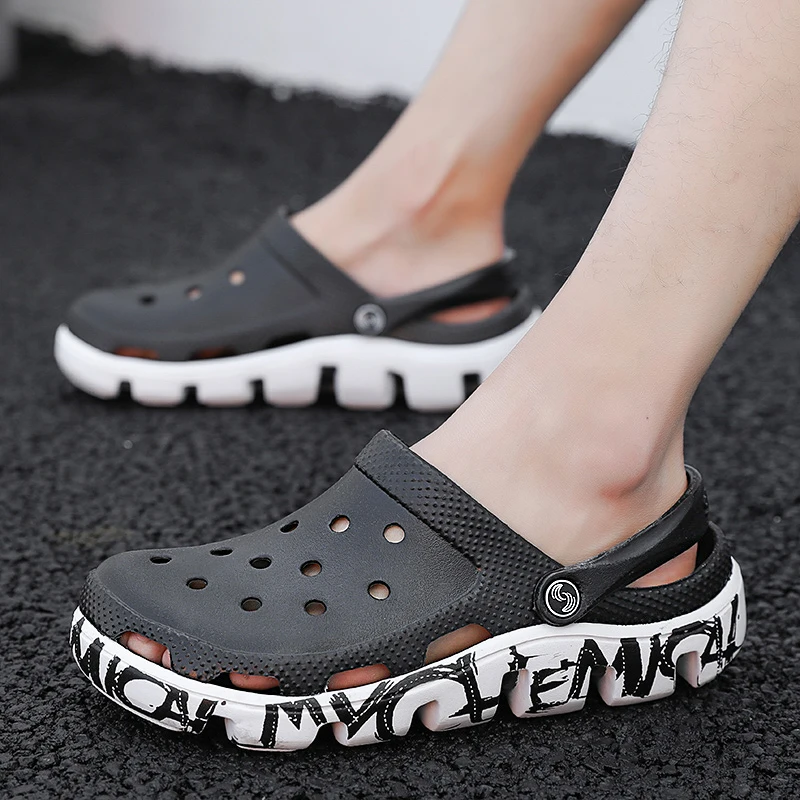 Crock/обувь для мужчин; Мужская обувь; сандалии; Sandalias; Летняя обувь; Sandalen; тапочки; Sandalet hombre Sandali Croc; Сабо; Новинка года