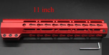 7 ''9'' 10 ''11'' 12 ''13,5'' 15 ''зажим Stlyle тонкий Handguard Rail Передняя Handguard Rail крепление системы анодированный красный
