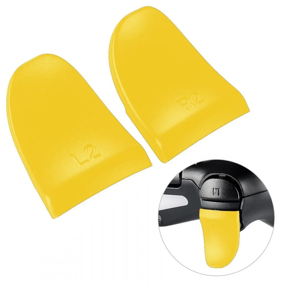 1 пара кнопок-удлинителей триггеров L2 R2 для PlayStation 4 PS4 Slim Pro защита контроллера |