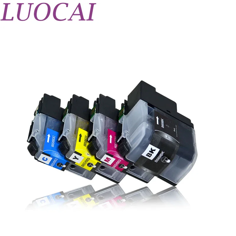 8 шт. LC669 LC665 LC669XL LC665XL LuoCai совместимые чернильные картриджи для BrotherMFC J2320 J2720
