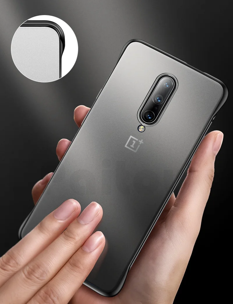 UPaitou Бескаркасный Прозрачный чехол для Oneplus 1+ 7 Pro 6 6T чехол матовый Жесткий Чехол для Oneplus 7Pro 1+ 7 с Чехол с кольцом для пальца