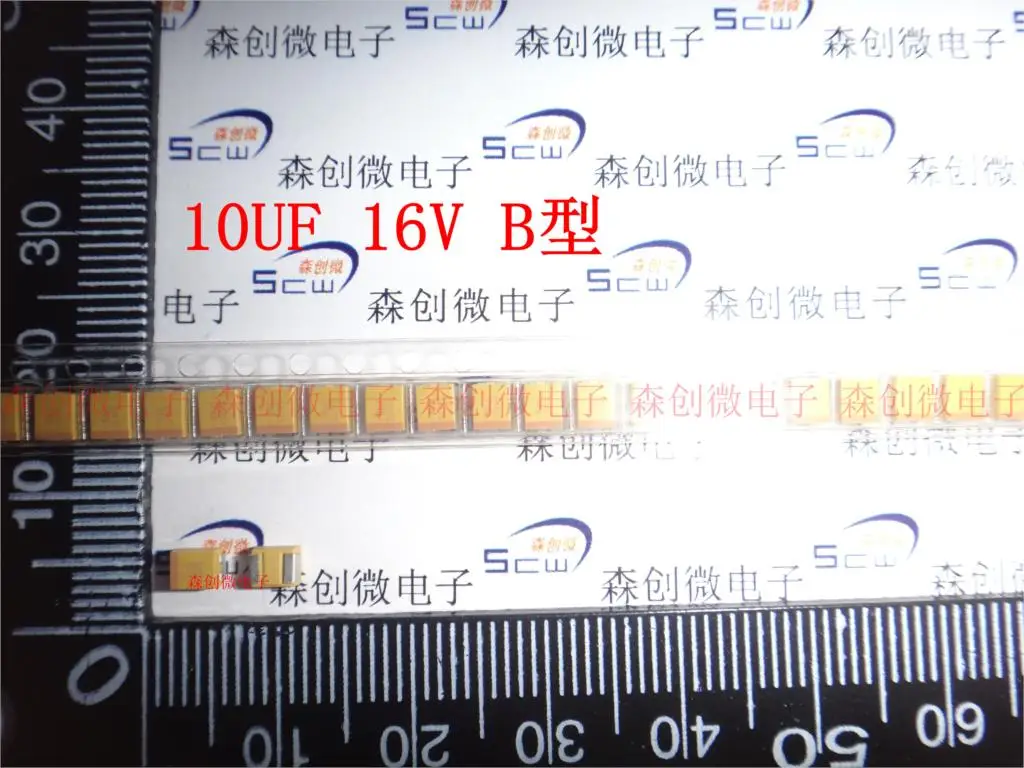 SMD Танталовый конденсатор мкФ 16 В Тип B TAJB106K016RNJ оригинальный AVX 3528/1210 106 c |