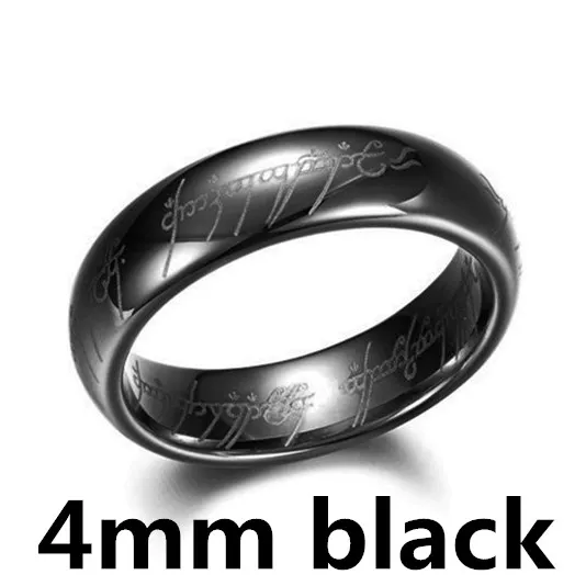 MANGOPIE Высокое качество детских мужские перстни с одной кольцо Титан