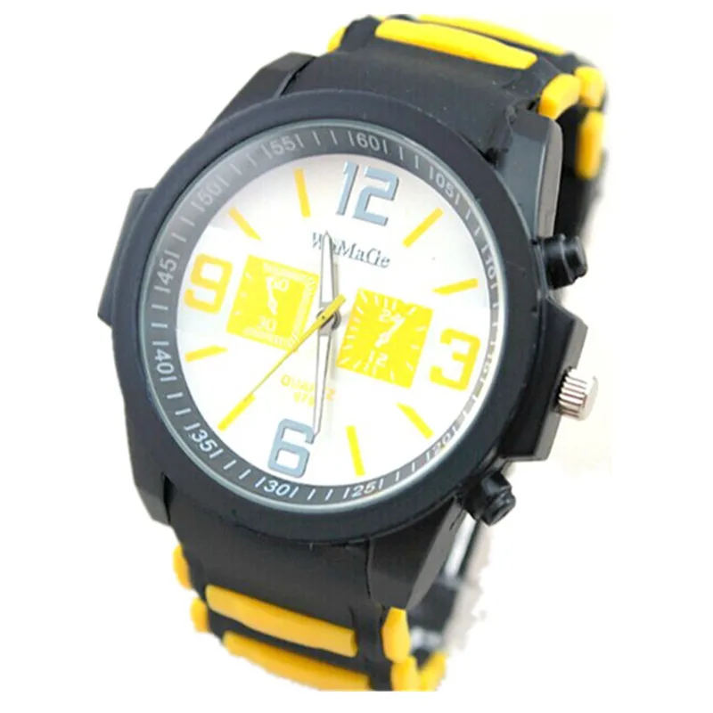 Womage Роскошные брендовые модные часы черные цветные дизайнерские спортивные