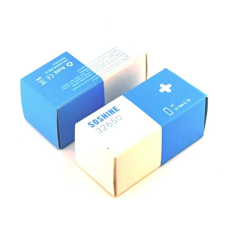 Защищенная перезаряжаемая литий ионная батарея Soshine 32650 3 7 в 7500 мАч (1
