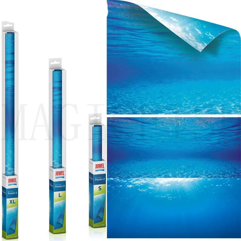 Juwel двухсторонние аквариумные декорации для фона река Рок море фон картина