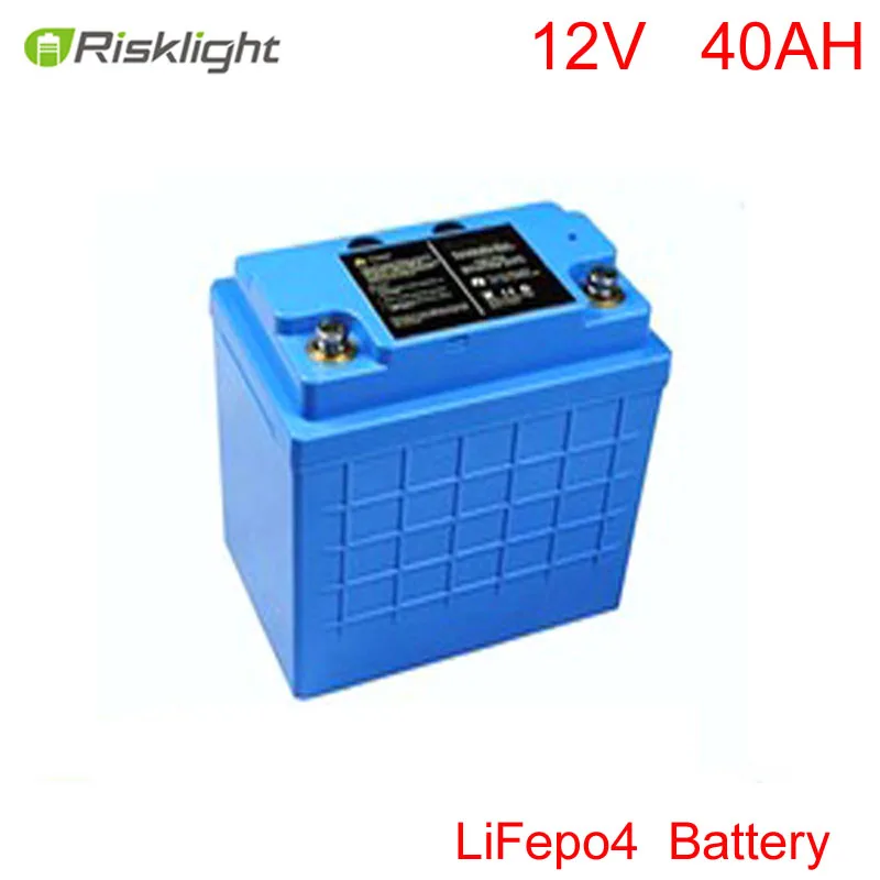 Аккумуляторная батарея lifepo4 2000 cycles Lifepo4 12v 40 Ач для солнечной светодиодной лампы