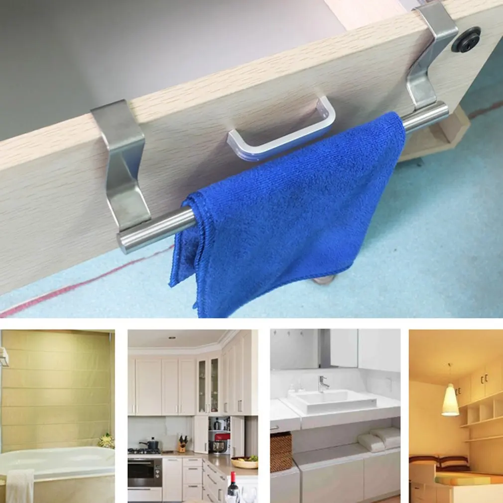 

Stainless Steel Toilet Bathroom Washroom Towel Rack Holder Wall Mounted Space-saving For Daily Use Storage Holder Sale