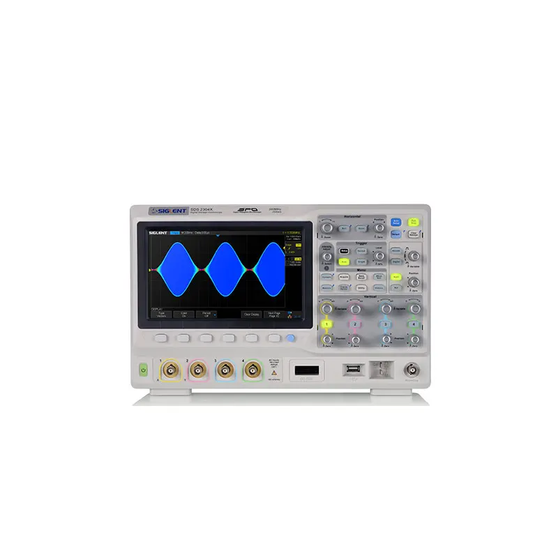 Бесплатная доставка новинка Siglent серия SPO SDS2000 SDS2204 200 МГц 4 канала 480 * ЖК-дисплей