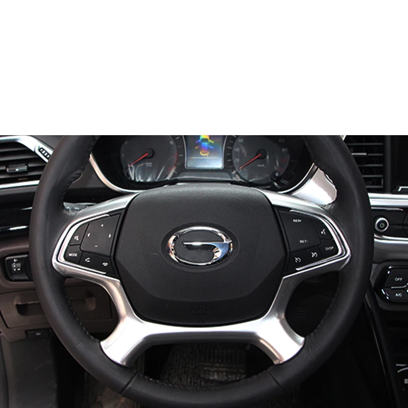Lsrtw2017 Abs рулевого колеса автомобиля блеск отделка полосы для Trumpchi Gs4 2015 2016 2017 2018 2019