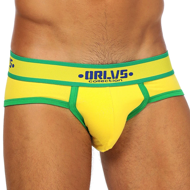 Бренд ORLVS мужское нижнее белье сексуальные мужские трусы дышащие Cueca удобные