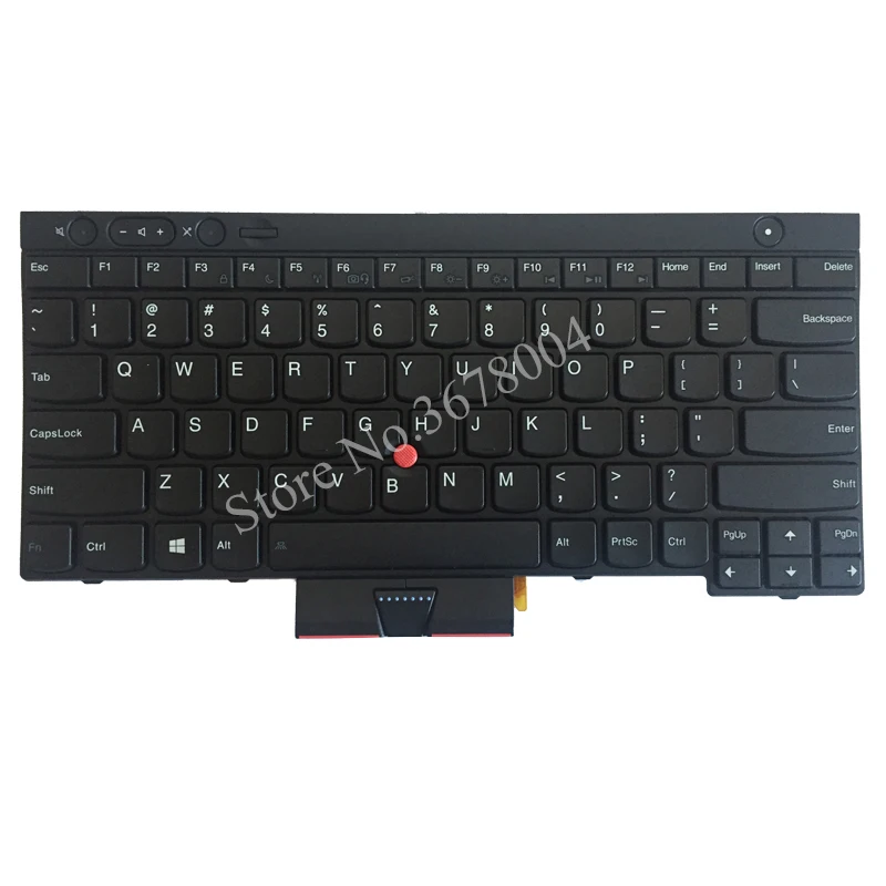 Новая клавиатура для ноутбука ThinkPad L430 W530 T430I T530 T430 T430S X230I X230 L530 черный США с рамкой