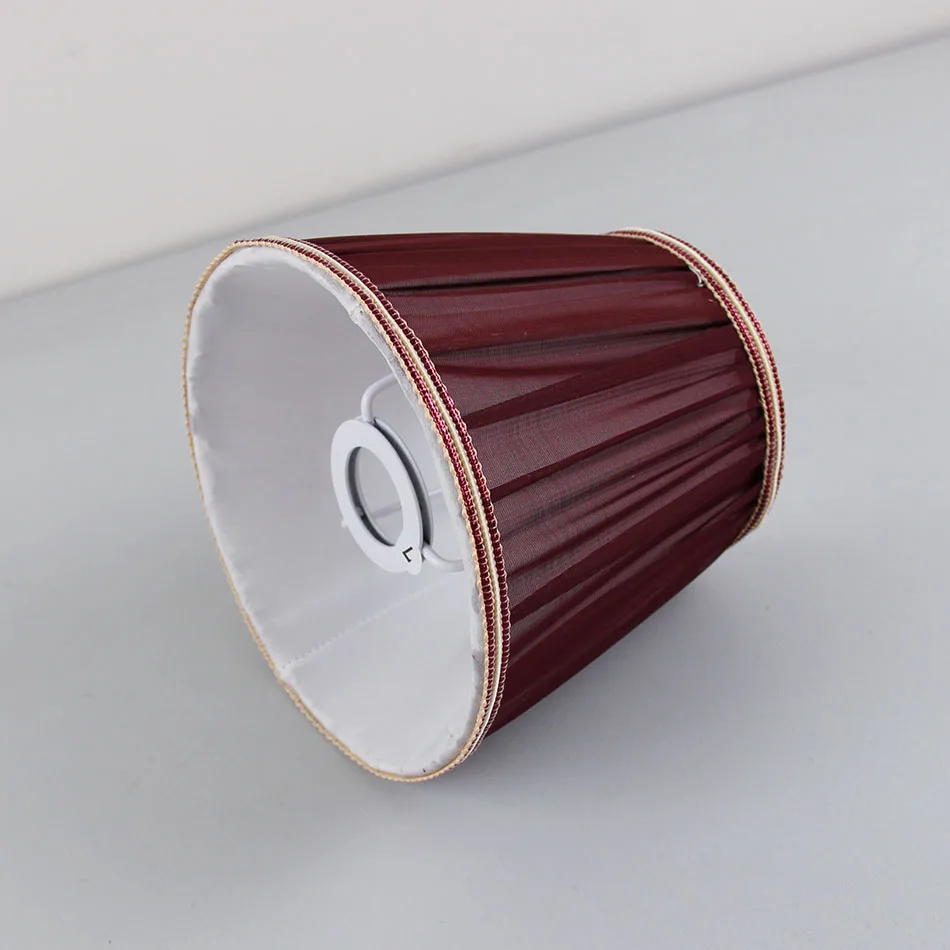 Высококачественные темно-красные настенные абажуры диаметр 15 5 см/6 1 дюйма