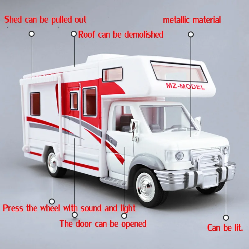 Роскошные RV внедорожник MZ 1:28 Сплав модель автомобиля коллекция подарок