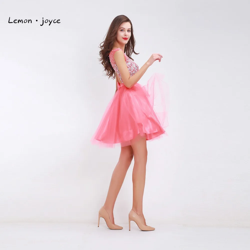 Розовые платья для девочек-подростков с глубоким вырезом без рукавов облегающие