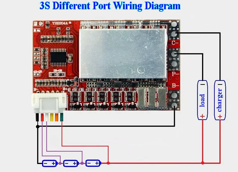 Внешний аккумулятор 3S Φ 50A CELLS 12V 14 8 v 18 5 li-ion LiPo полимерная батарея BMS PCB CELL 3 7 V 4 2