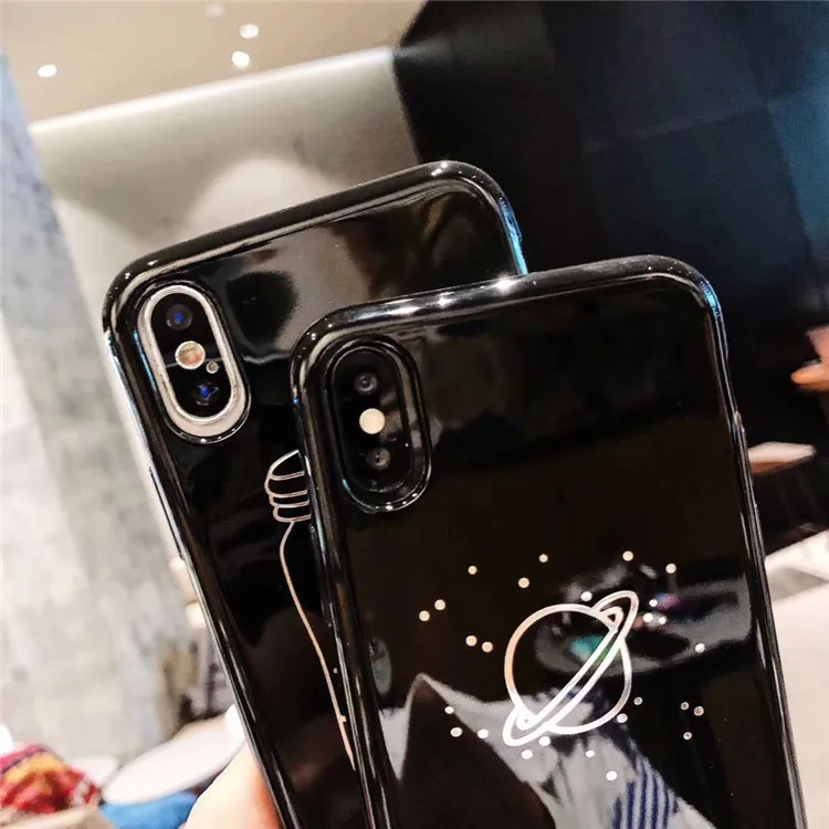Модный чехол для iPhone 7 6 6s Plus 8 X 10 XR XS MAX звездное небо мягкие чехлы