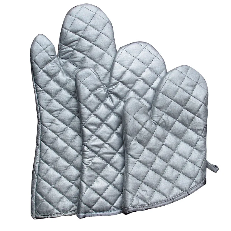 

Hot selling 1 Pieces 4 size to choose heat resistant cotton oven mitts cooking tools Microwave Oven Glove Special Baking Gloves