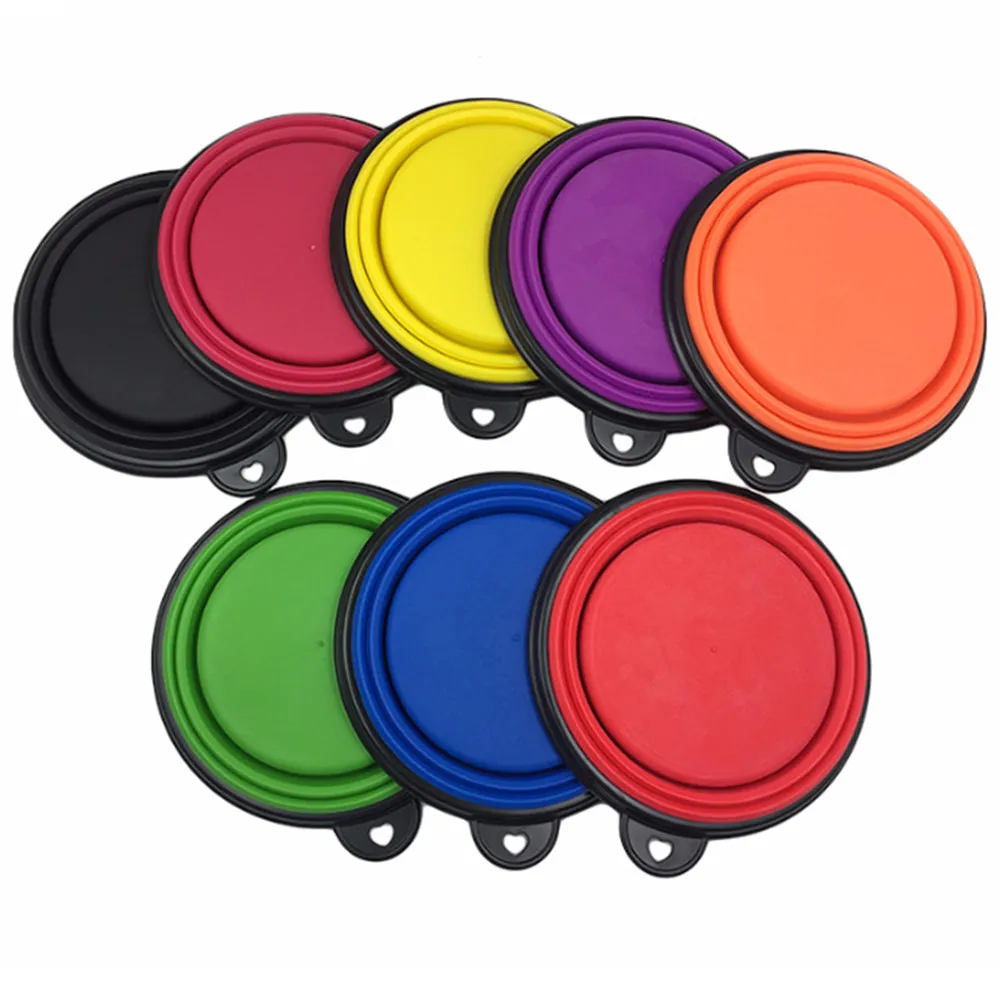 ULTRASOUND PET Luxury Pet Silica Gel Bowl Dog Folding Portable Feeders Bowls For Dogs Six Colors Available Size 13cmX9cmX5.5cm | Дом и сад