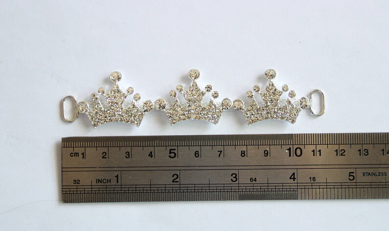 Бесплатная Экспресс доставка 120 шт./лот 4 5 ''соединитель со стразами для