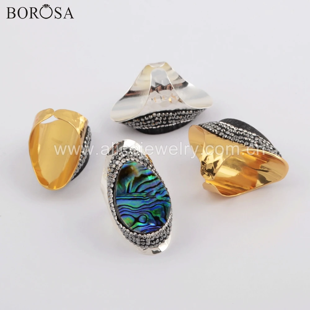 4 шт. циркониевые обручальные кольца BOROSA|Кольца| |