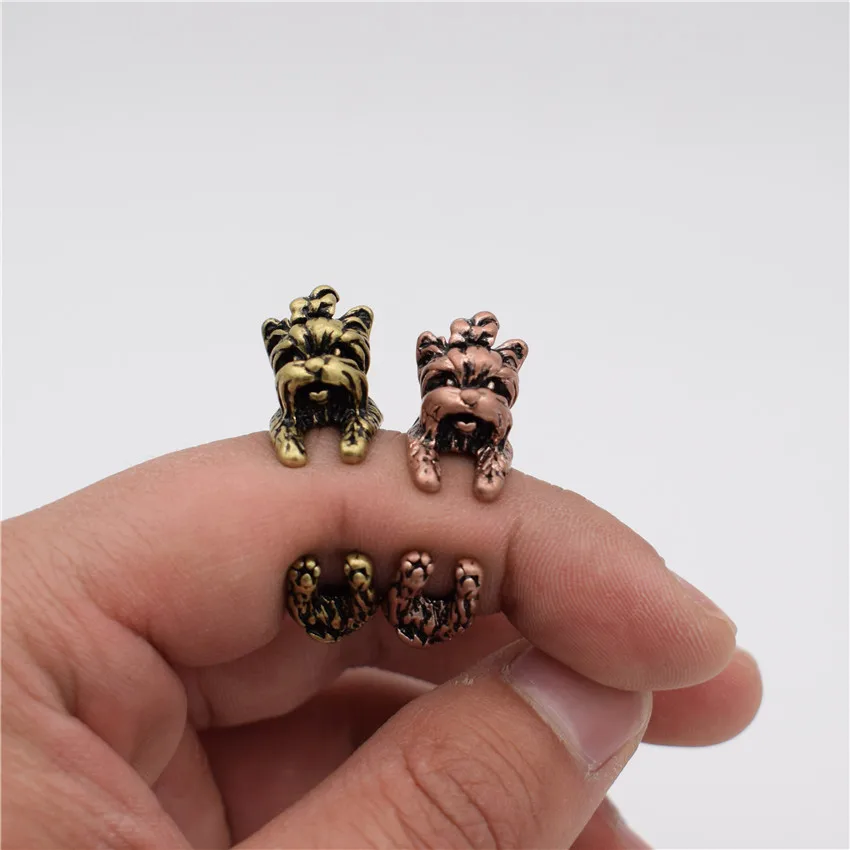 LPHZQH модное винтажное регулируемое кольцо для собаки милое йоркширского терьера