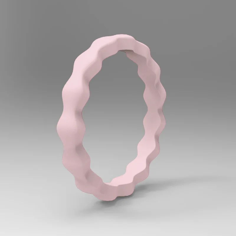 Fashion 3mm Thin Wave Silicone Ring Sports Hypoallergenic Crossfit Flexible 10 colors Rubber Finger 4 5 6 7 8 9 Size | Украшения и