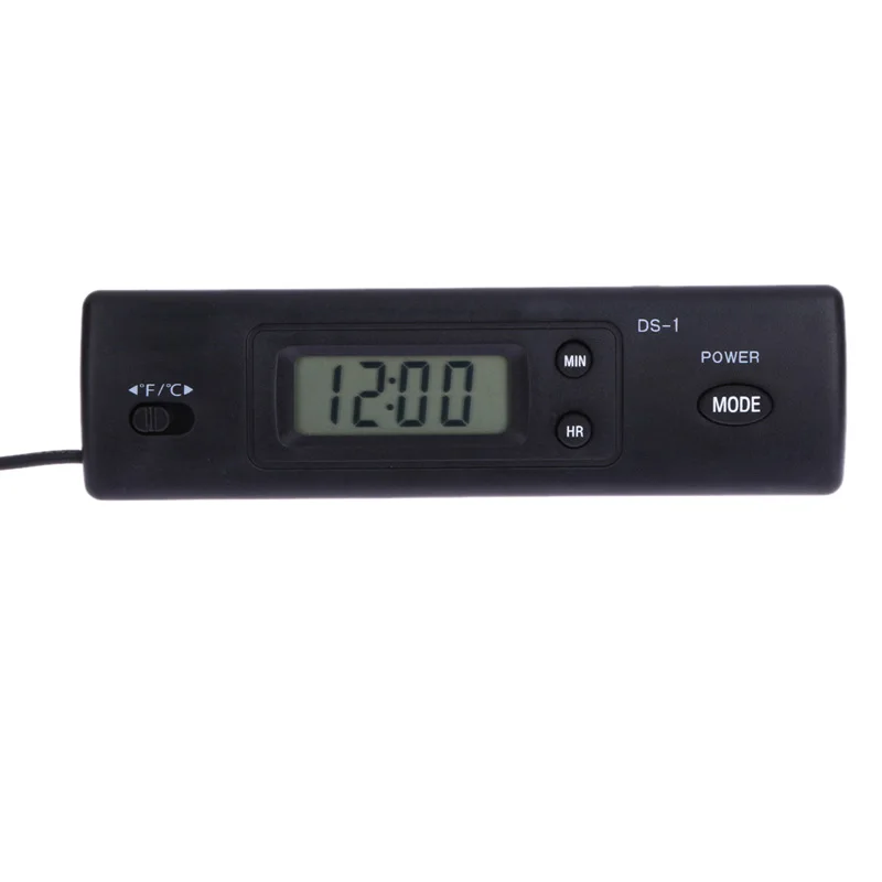 Car Portable Digital Thermometer With LCD Display In Out Clock Vehicle Household Appliances Monitor | Автомобили и мотоциклы