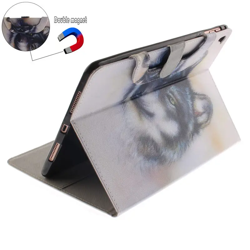 Чехол книжка из искусственной кожи с подставкой для Apple iPad Pro 9 7 2016|Чехлы планшетов
