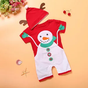 PPY 78 2019 рождественские детские комбинезоны костюм для детей одежда новорожденных