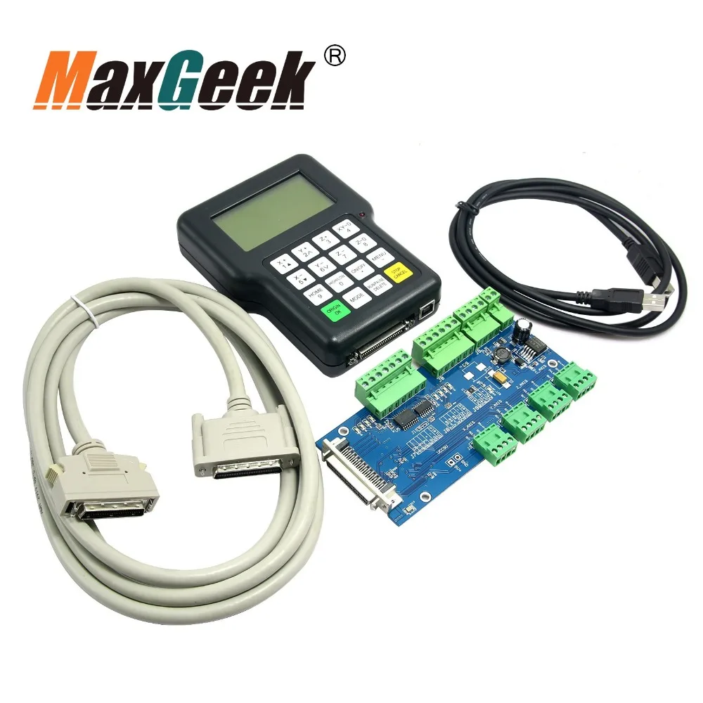 

Maxgeek DSP0501 3-Axis Engraving Machine Controller CNC DSP Handle Remote Control 0501