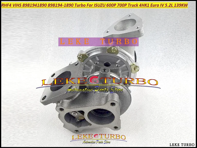 Турбокомпрессор RHF4 VIHS 8981941890 898194 1890 Для ISUZU 600P 700P грузовик 4HK1 евро IV 5.2L 139KW с водяным