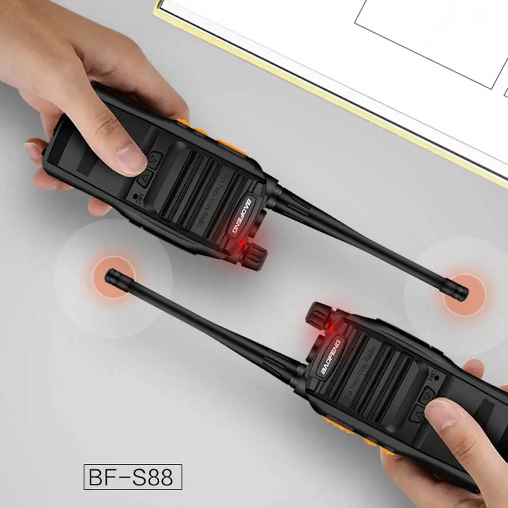BF-S88 портативная рация мини Портативная высокомощная внутренняя связь наружная беспроводная Радиотелефонная связь для безопасности строительной площадки отеля