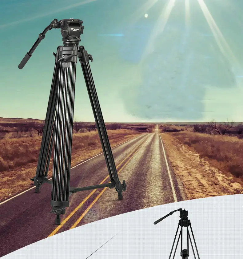 Новинка 718 штатив для видеокамеры Портативный + сумка камеры Nikon Sony Canon Samsung Россия