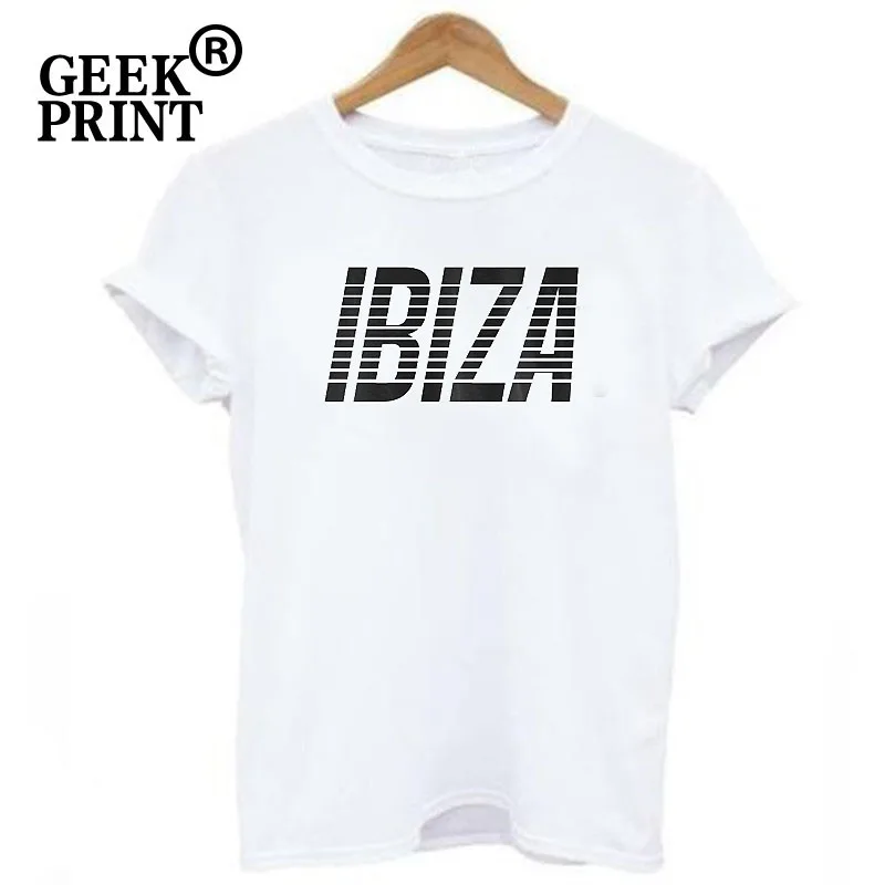 Женские топы IBIZA футболка с графическим принтом летняя танцевальная домашняя
