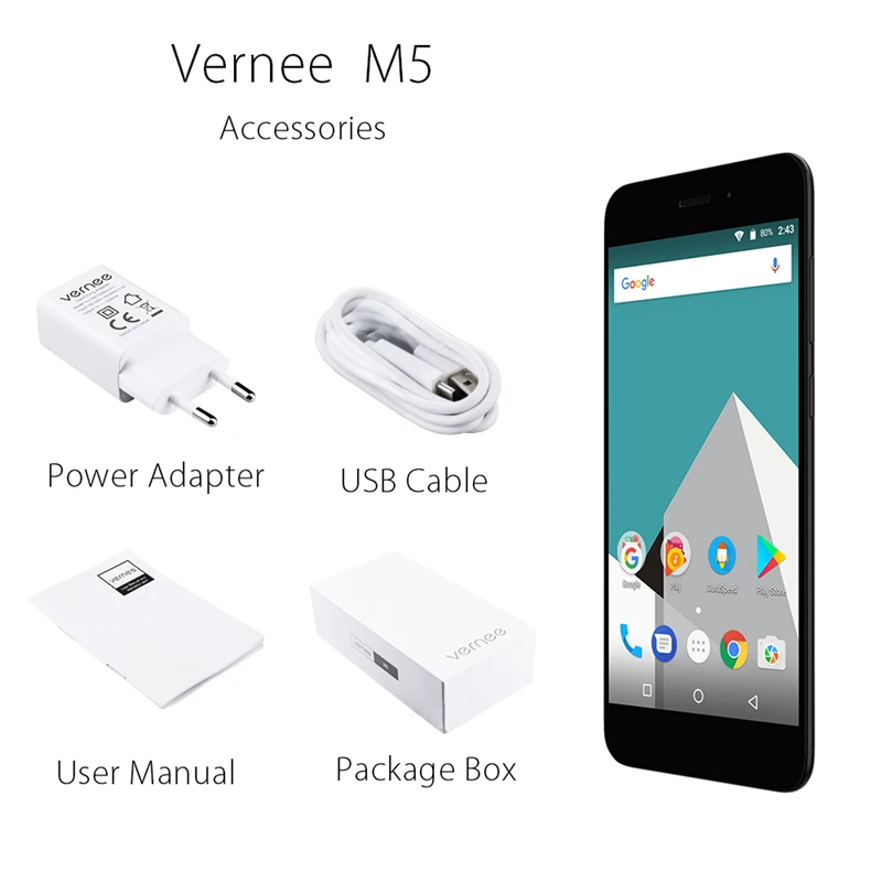 Vernee M5 одной рукой Управление Android 7 0 4 г смартфон ГБ Оперативная память 32 MTK6750 Octa Core