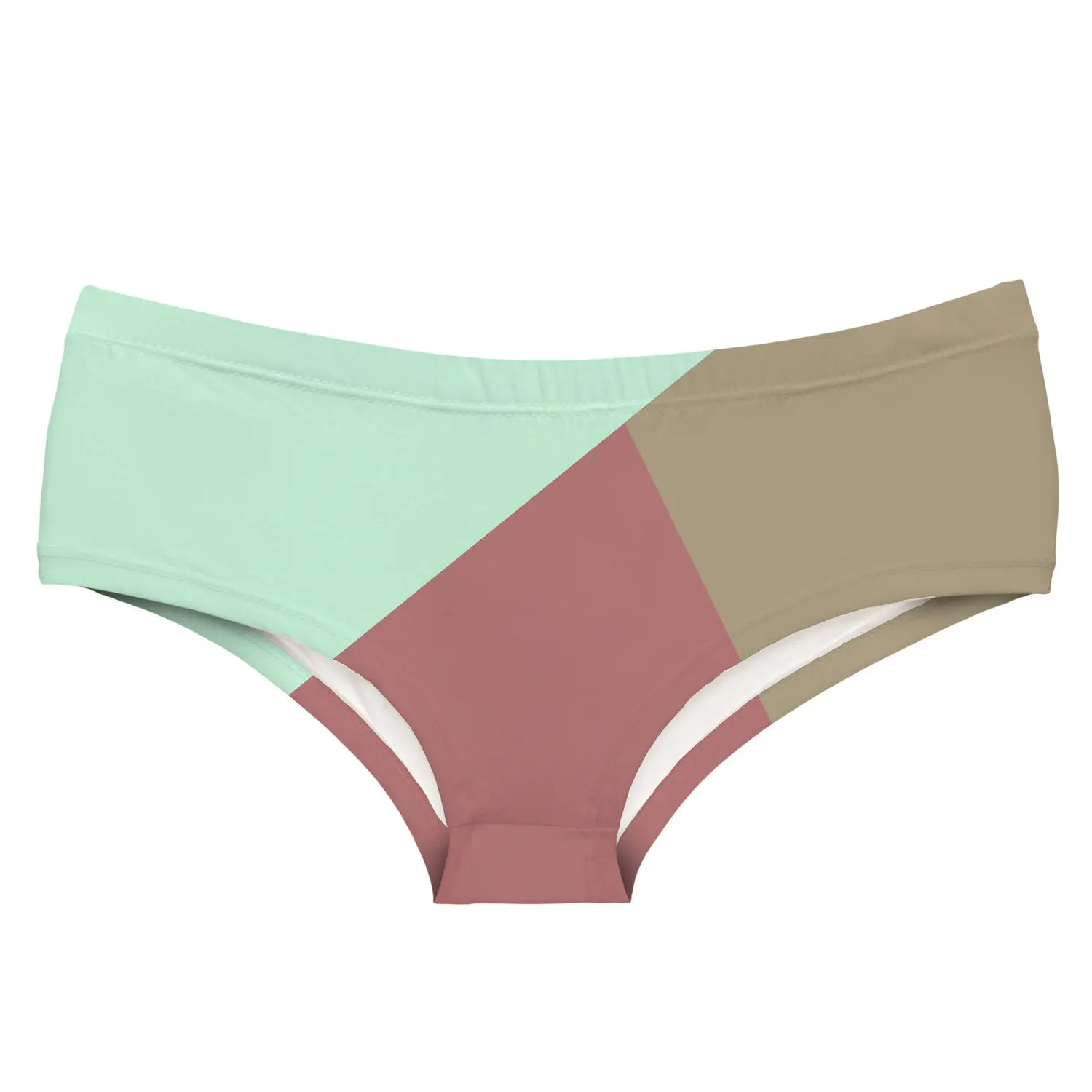 Женские трусики с 3D принтом Ацтекское нижнее белье со средней талией цветами