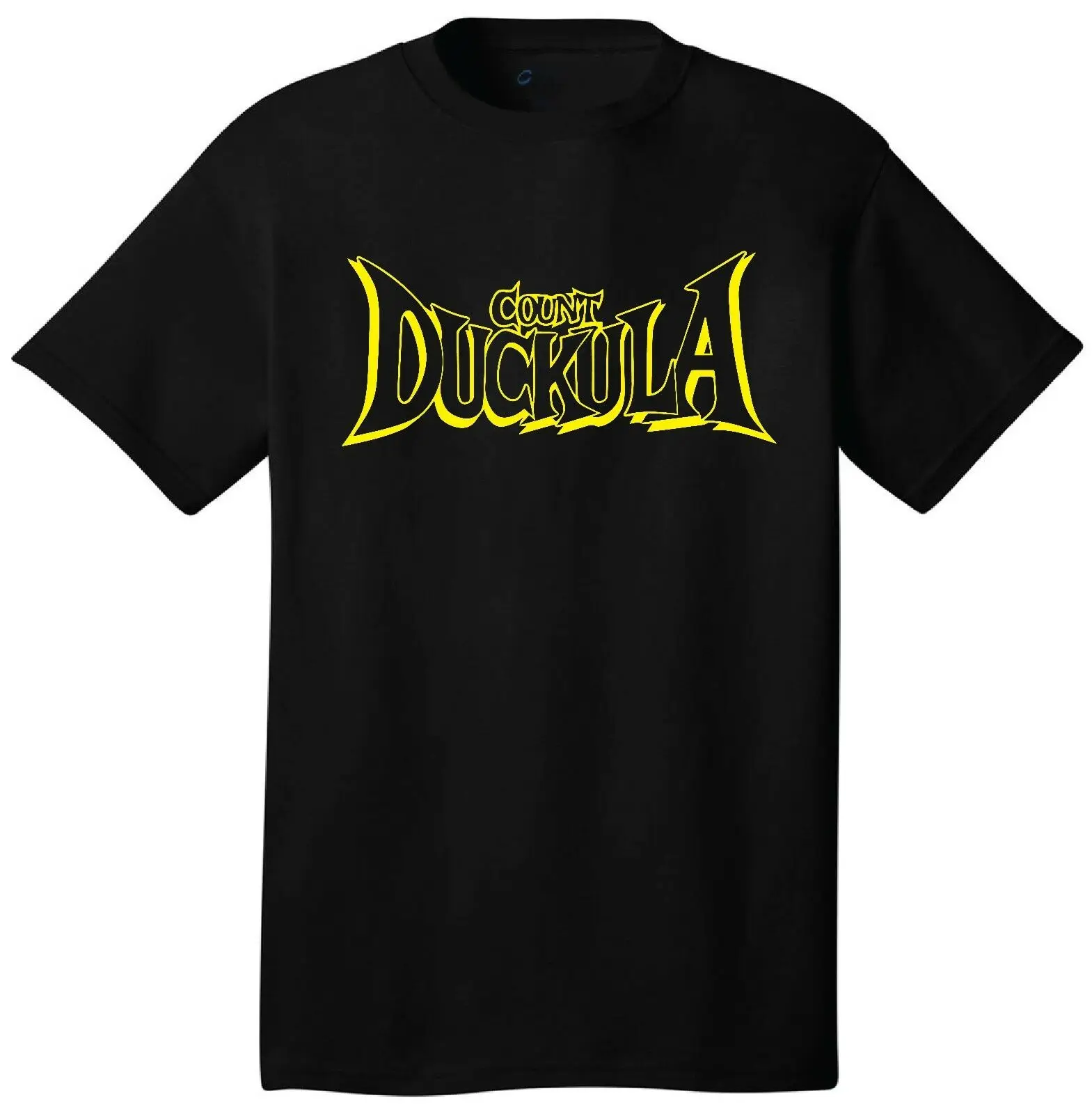 Граф duckula мультфильм футболка Ретро Винтаж возврат 70 х 80 ТВ опасности Мышь 100%