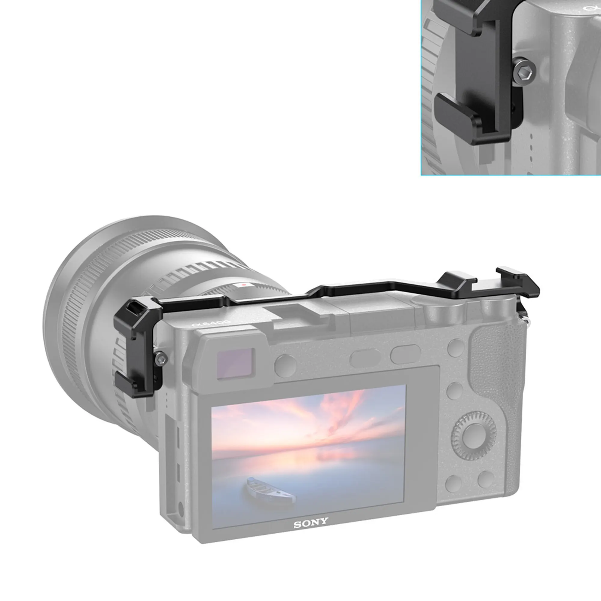 Крепление SmallRig для установки холодного башмака Sony A6100 / A6400 A6500 w/ 2 крепление с