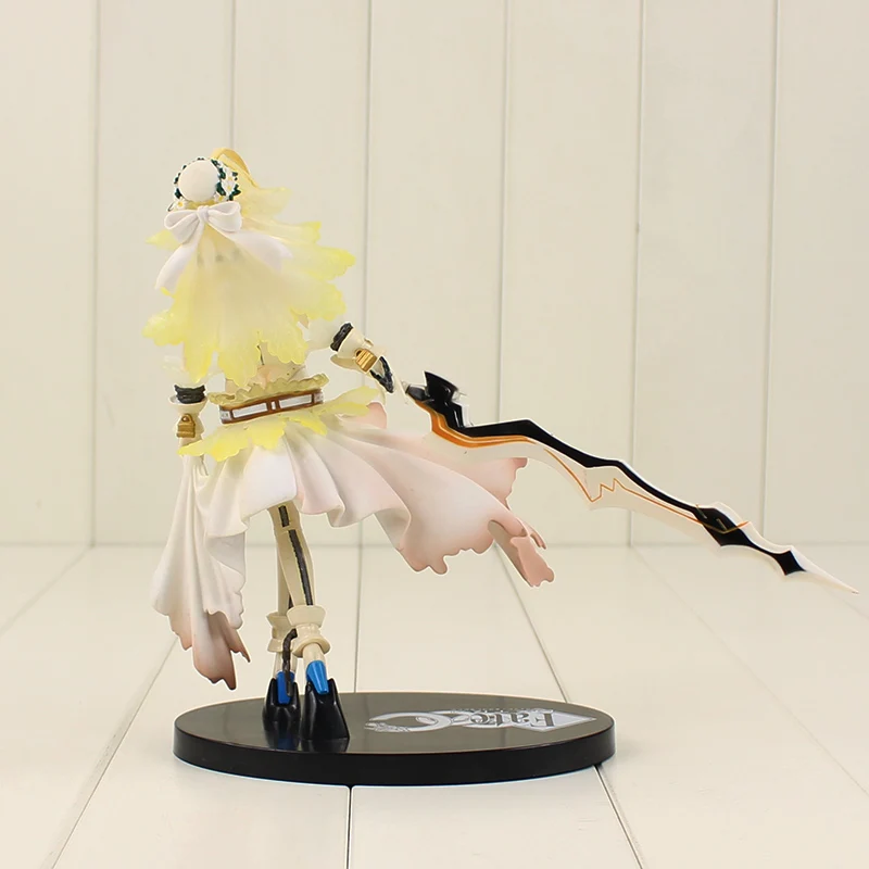 20cm Fate Stay Night Saber Figure Toy in White Dress Beauty Model Doll Gift for Kids | Игрушки и хобби