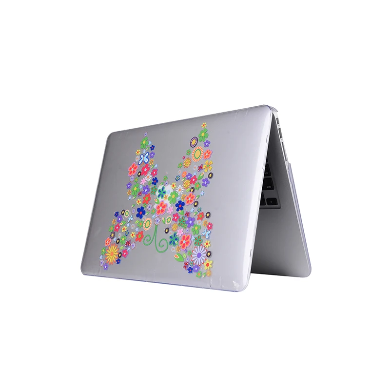 Унисекс Бабочка Кристалл ноутбук жесткий корпус чехол для Macbook Air Pro retina 11 13 дюймов