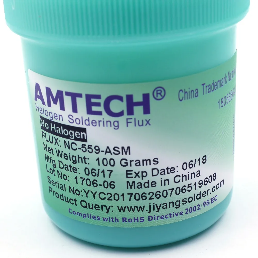 AMTECH NC-559-ASM 100 г бессвинцовый припой флюсовая паста для SMT BGA реболлинга пайки сварочные ремонтные инструменты без очистки