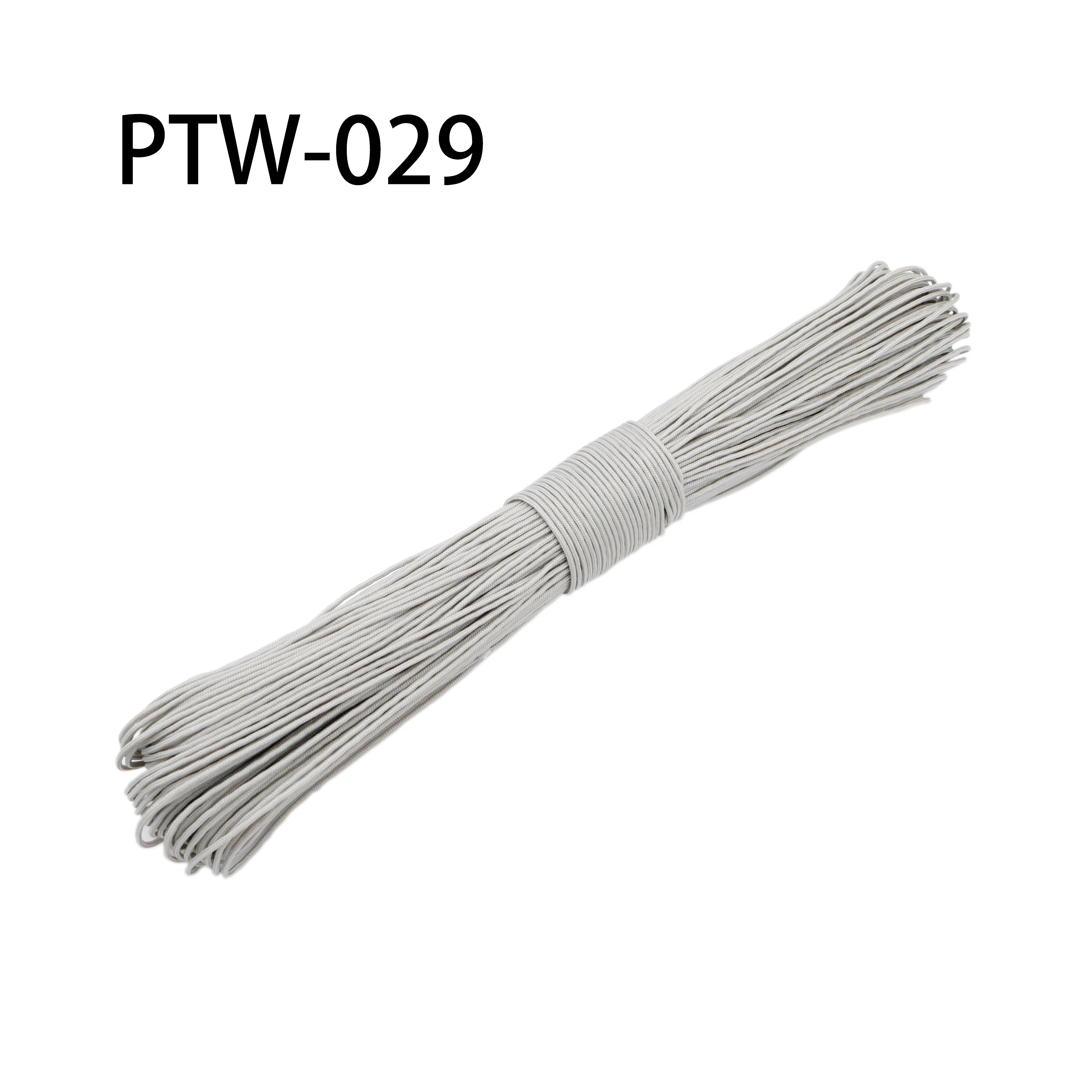 Light Gray 029 Mil Спецификация Тип I 3 жильный 300 футов(100 м) Открытый выживания парашютный шнур Паракорд 2 мм Диаметр микро шнур - Цвет: Light Gray 029