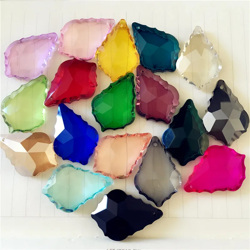 Новинка 20 шт./лот разноцветная люстра стекло 38 мм призмы детали подвесная